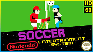 Soccer. (Nintendo / NES). 2024 Euro Final Simulation. 2 Player. Lets Play. PugmanPlays Soccer HD.