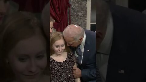 Joe Biden Tries to kiss young girl #shorts