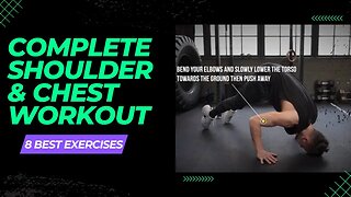 8 Effective Exercises for a Complete Shoulder & Chest Workout