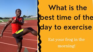 What is the best time of the day to exercise?