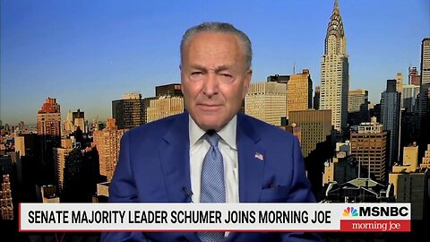 Amid Stock Market Crash, Remember What Chuck Schumer Said About The Economy Last Year