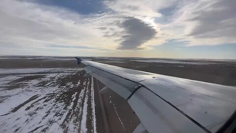 United Airlines Airbus A319 Bumpy Landing - Denver 🇺🇸