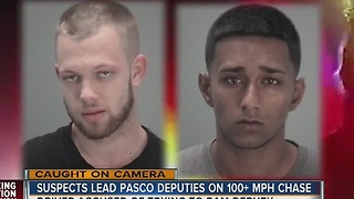 Suspects lead Pasco Deputies on 100+MPH chase