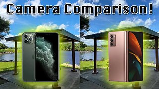 Galaxy ZFold 2 vs iPhone 11 Pro Max Photo and Video Comparison! 🔥