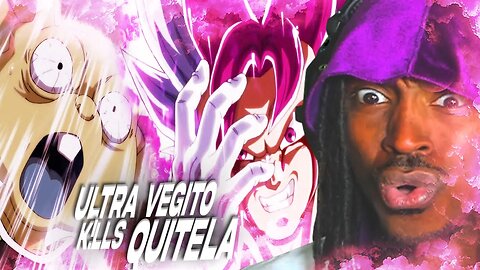 ULTRA VEGITO KILLS QUITELA REACTION [DRAGON BALL SUPER ULTRA VEGITO PART 21]