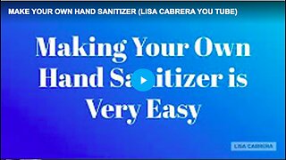Learn how to make hand sanitizer at home using non-toxic ingredients