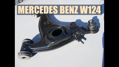 Mercedes Benz W124 - Control Arm replacement Adjustment DIY tutorial