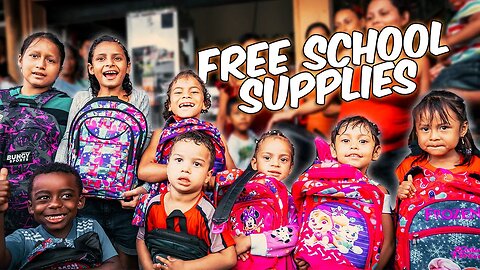 WE provided FREE school supplies to 400 kids in the amazon!