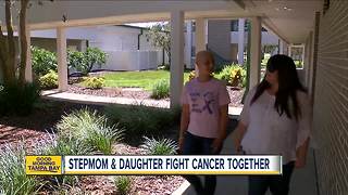 Stepmom, daughter fighting cancer together