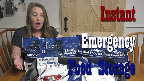 Instant Emergency Food Storage ~ 4Patriots 1 Month Emergency Food Supply