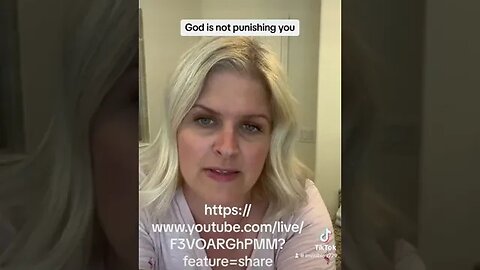 God isn’t punishing you!! Link !! to healing video in my comments and description!!!