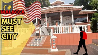 🇲🇾 MUST SEE city in Malaysia | A small walk around Malacca's shopping area #travel #vlog