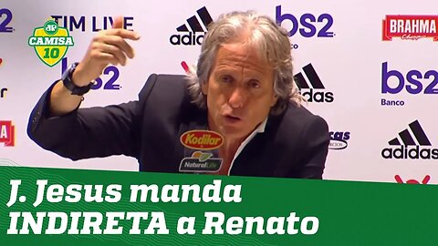 Esquentou! Jorge Jesus manda INDIRETA a Renato Gaúcho antes de Flamengo x Grêmio!