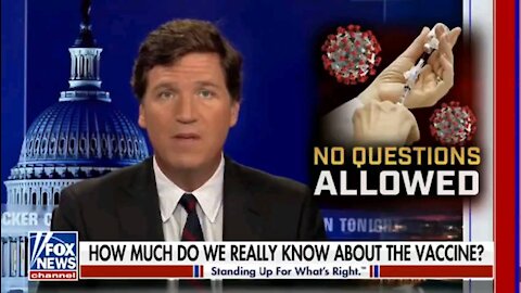 Tucker Carlson no questions allowed