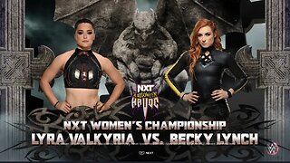 NXT Halloween Havoc 2023 Day 1 Becky Lynch vs Lyra Valkyria for the NXT Women's Championship