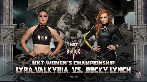 NXT Halloween Havoc 2023 Day 1 Becky Lynch vs Lyra Valkyria for the NXT Women's Championship