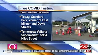 Free COVID testing happening this week