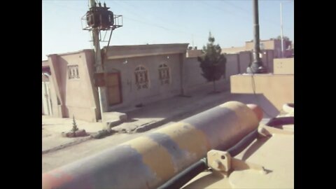 Afghanistan - Mounted patrol as a turret gunner