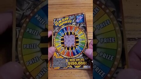 Florida Cash Wheel Lottery Ticket Scratch Offs!