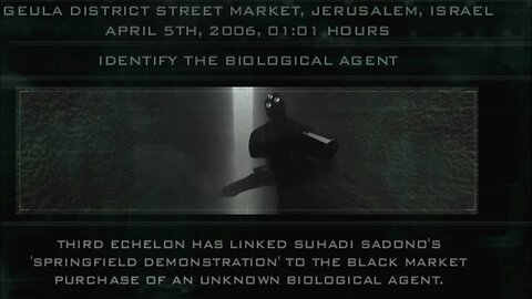 BLIND MAN PLAYS: Tom Clancy’s Splinter Cell Pandora Tomorrow - Jerusalem ￼ (Mission 4)