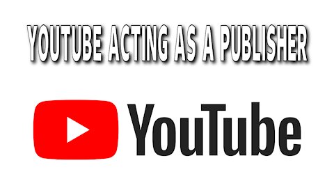 YouTube Acting As A Publisher