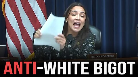 AOC claims there's TOO MANY white males in Congress during UNHINGED ANTI-WHITE RANT