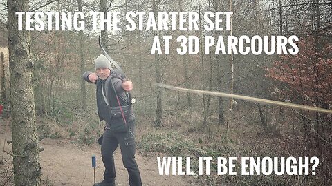 The Signature Archery Starter Set on a 3D parkour - Will it work?