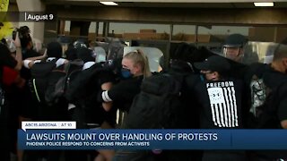 Lawsuits mount over handling of protests