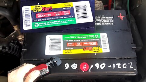 Opening a Maintenance Free Battery Everstart Max