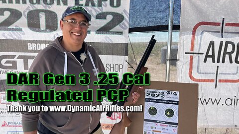 AE22 - Check out the DAR Gen 3 .25 Regulated PCP Airgun provided by www.DynamicAirRifles.com (DAR)