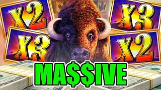 2 JACKPOTS Back 2 Back on HIGH LIMIT BUFFALO GOLD! HUGE WINS