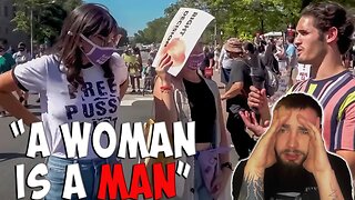 What is a woman? "A woman is anyone STRONG" | Reacts to @manvsstreet