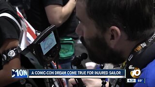 Comic-Con sends critically injured Navy sailor and family to convention