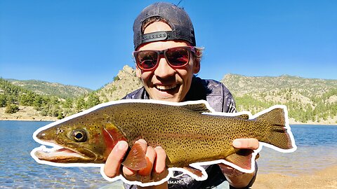 Fishing For Giant Cutbow Trout On Opening Day At My Favorite Colorado Reservoir!