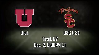 Pac-12 Championship Preview | USC vs Utah Picks, Predictions and Betting Odds | Dec 2