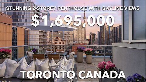 Stunning 2-Storey Penthouse with Skyline Views at 96 St. Patrick St. Best Toronto real estate agents