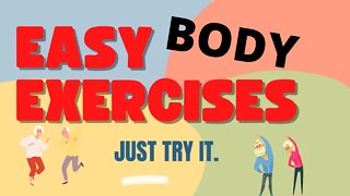 Easy Body Exercises For Seniors To Do At Home,