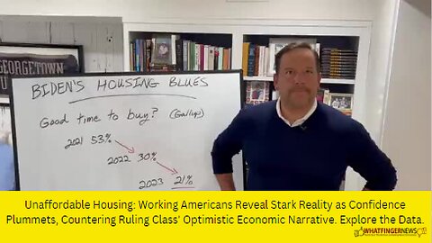 Unaffordable Housing: Working Americans Reveal Stark Reality as Confidence Plummets