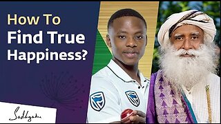 What Does it Mean to be Truly Happy? 🤗💃❤️ Kagiso Rabada Asks Sadhguru