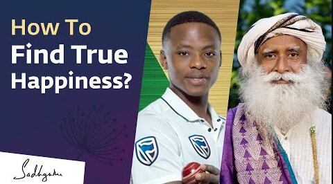 What Does it Mean to be Truly Happy? 🤗💃❤️ Kagiso Rabada Asks Sadhguru