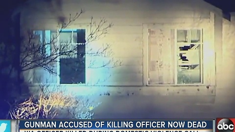 Gunman accused of killing officer now dead