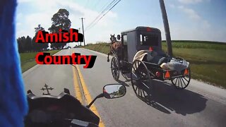 Motovlog: You have to go through Intercourse to Get to Paradise. Motorcycle ride in Lancaster County