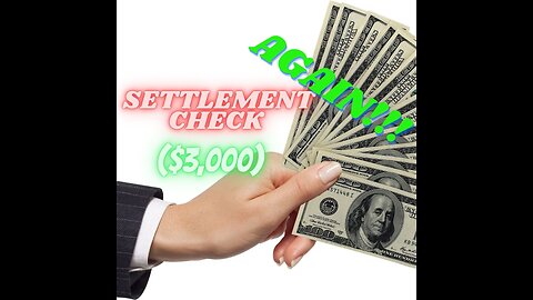 Art of Settlement- Settlement Check ( Another One...Again )