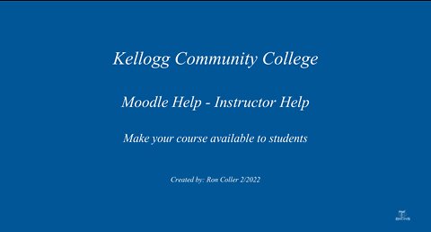 Moodle 3.8+ Make Course Available