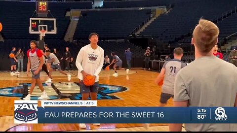 FAU basketball team prepares for physical showdown in Sweet 16