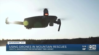 Using drones in mountain rescues