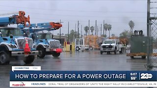 PG&E discusses how to prepare for power outages during the storm