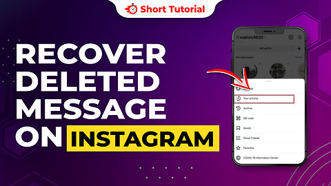 How to recover Instagram deleted message