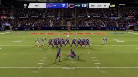 Madden 23 buffalo bills vs. Chicago Bears calls it quit on 4th quarter