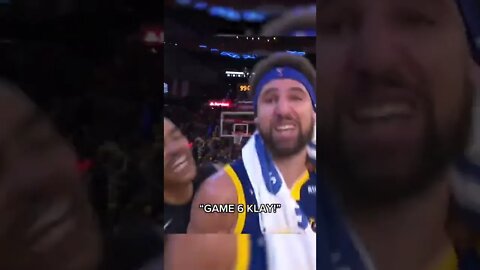 Jordan Poole and Klay share a moment | Game 6 Klay....
